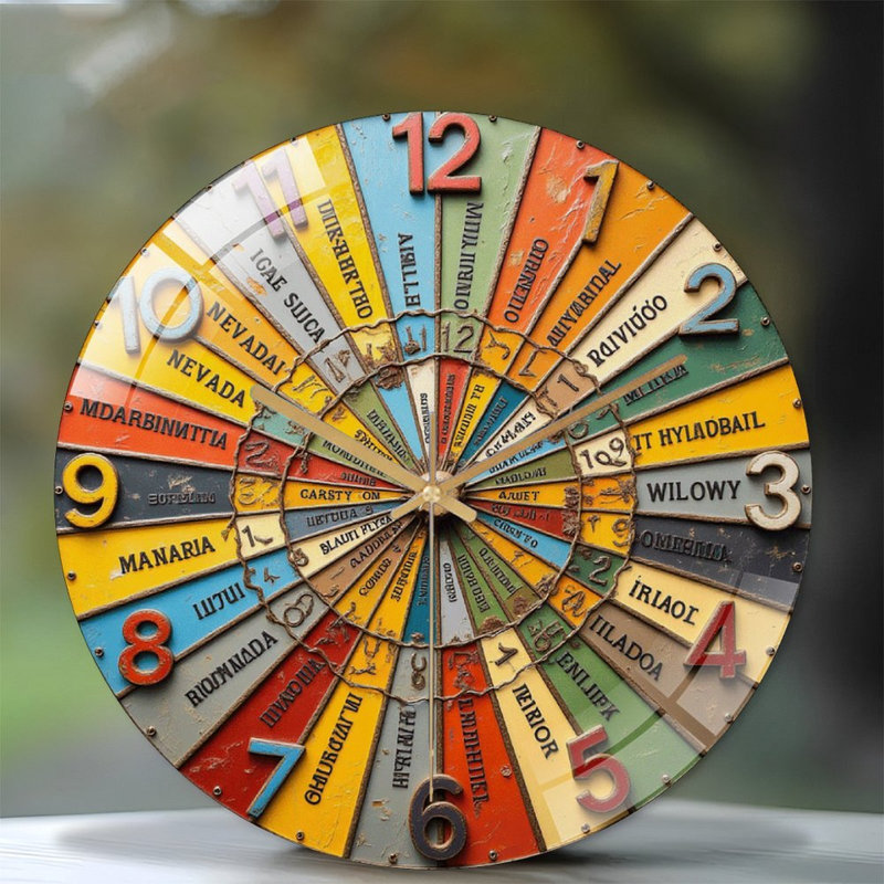 Horloge murale 12 pi