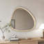 Miroir mural en bois massif