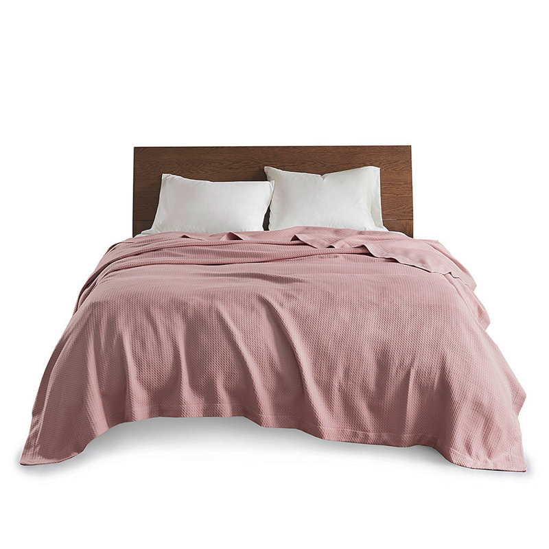 Blanket, 89.99" L x 89.99" W, Rose
