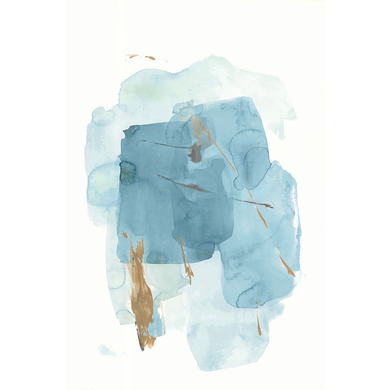 Aquarela Azul III Painting by Eve Fairwell, Image Brush Gel