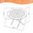 Como Octagonal 4 - Person 35" Long Dining Set