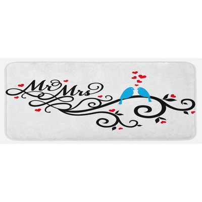 Traditional Solid Color Polyester Kitchen Mat