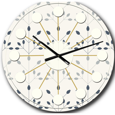 Horloge murale rétro Mid-Century