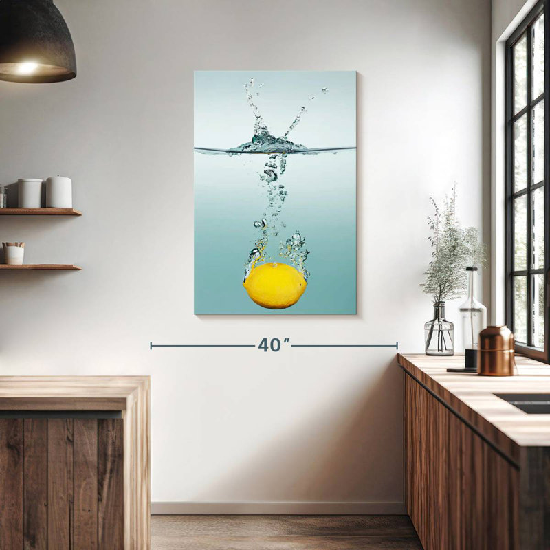 Yarlin Lemon Splash, 39" H x 26" W