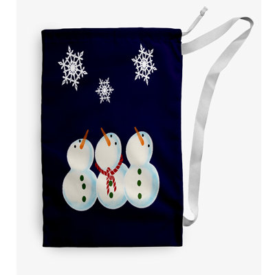 Sac à linge Wise Snowmen Winter
