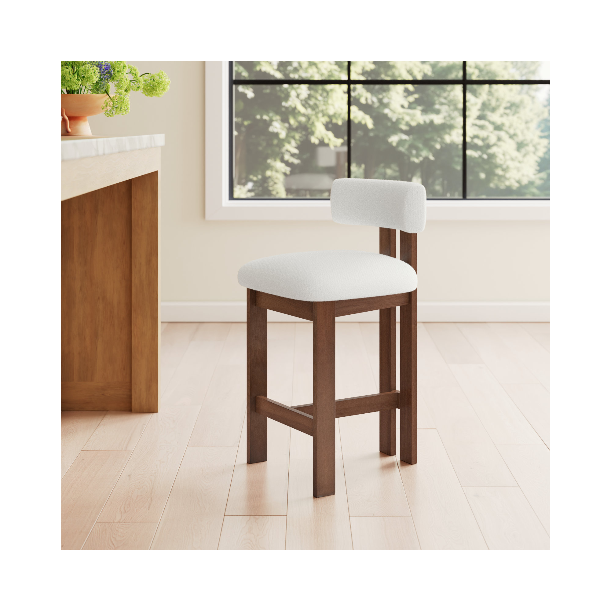 Delway Boucle Stool, 26"