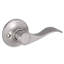 Levier de porte Springdale, charnières à bille, paquet de 2 et 6, nickel satiné