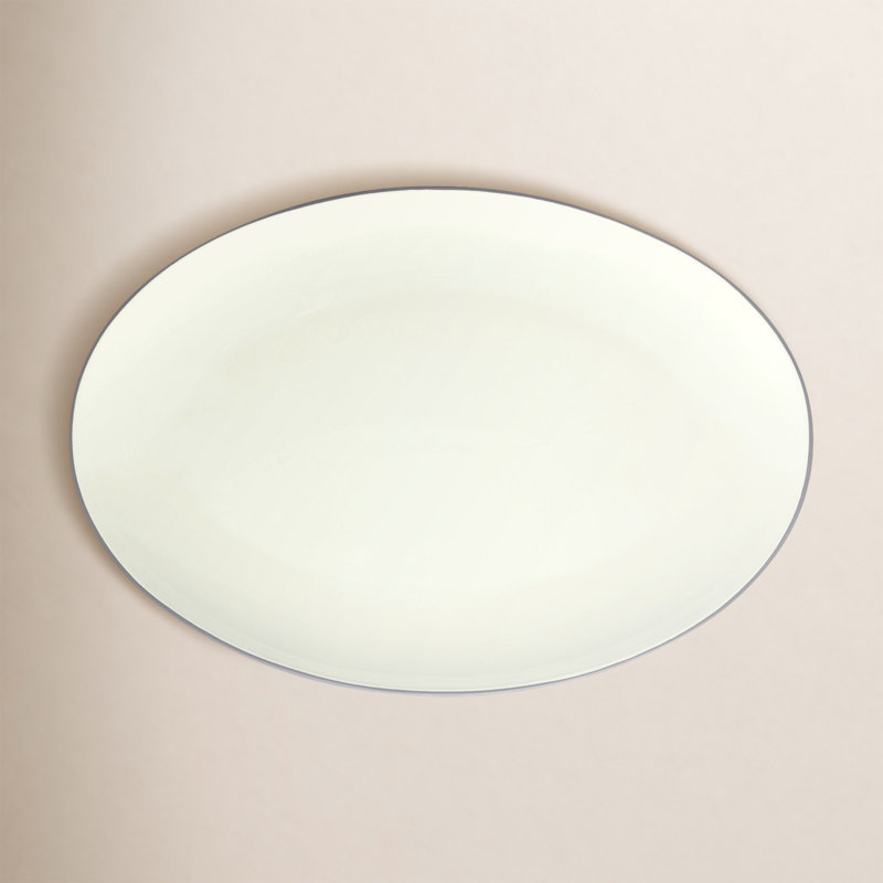 Plateau ovale Noritake Colorwave, Ardoise