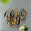 Décoration murale feuille d'or 38,5 x 22 x 4,2 po Seretha