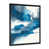 Impression noire sur toile encadrée sélectionné