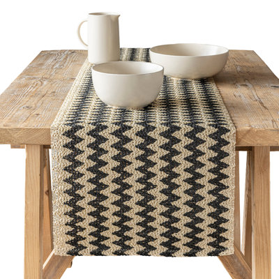 Over&Back Natural Fiber Table Runner