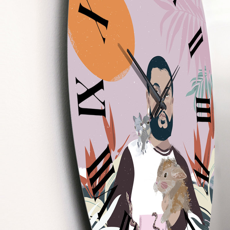 Horloge murale surdimensionnée, Moyen