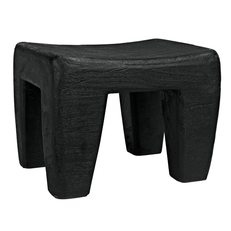 Sumo Accent Stool, Black