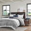 Grey King/ King 3 Piece Cotton Comforter With Magnificent Chenille Tufting Splendid-116011724