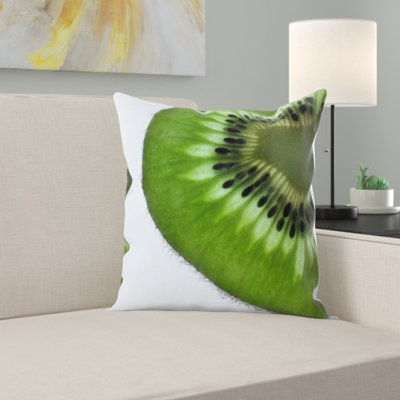 Coussin kiwi