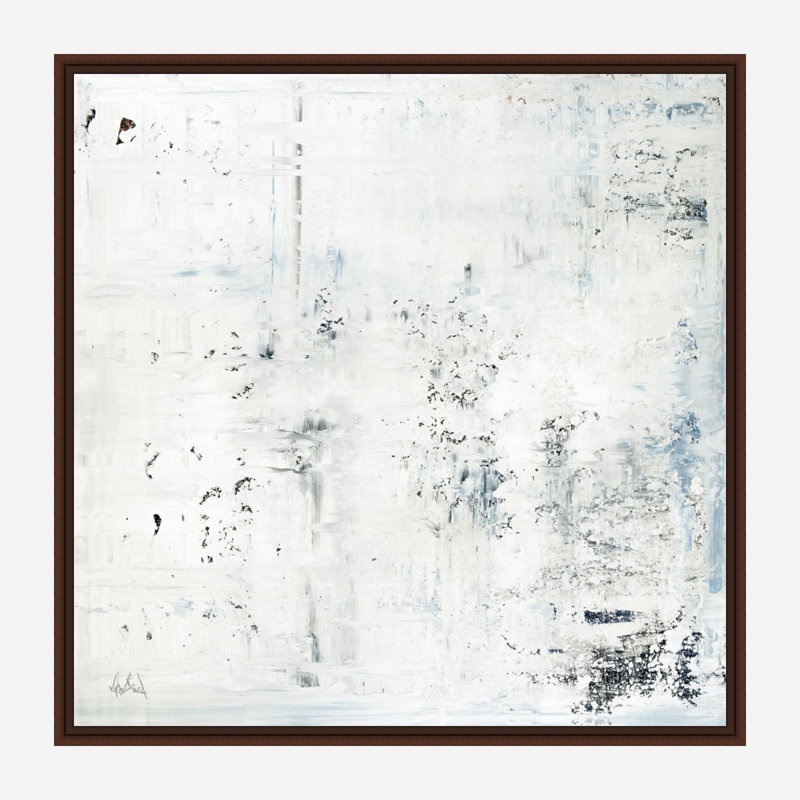 «Blissful Th pensant I», reproduction d'art sur toile, H 21,5 po x l 21,5 po x P 1,75 po, Toile avec cadre brun