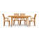 Sarah 4 - Person Solid Wood Top Four Leg Dining Set