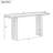 Uniquely Designed Oak Veneer Console Table with Distinctive Side Shapes, Suitable for Entryway, Hallway-1023921612