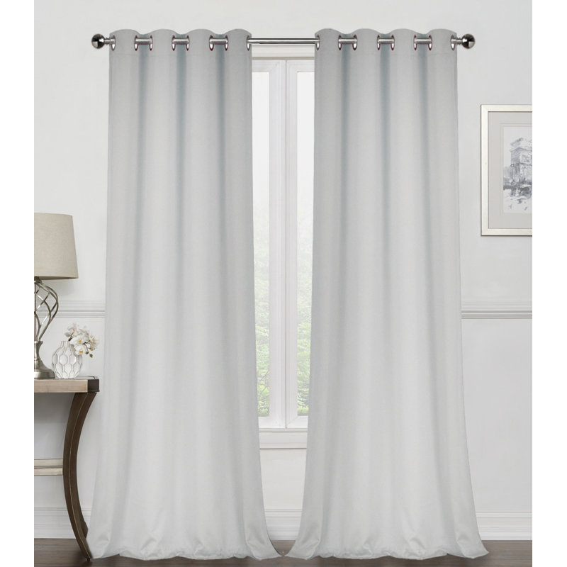 Fet Curtain Pair, 50" x 90", Brown