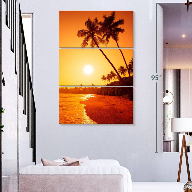 Gillard Summer Sunset, 74" H x 48" W