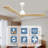 52" Wood Ceiling Fan NO Light-1594753848-1594753854