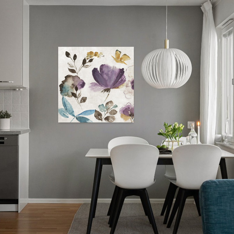 Art floral floral Quixotic I Delicate, H 32 po x l 32 po