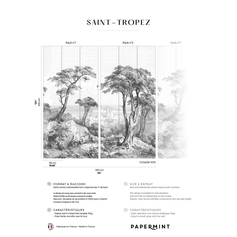 Saint-Tropez Pack 1 et 2 en gris