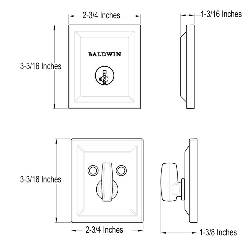 Venetian Bronze Single Cylinder Deadbolt with SmartKey Technology
