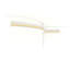 1-1/8 in x 3/4 in x 78-3/4 in Primed White Plain Flexible Polyurethane Crown Moulding