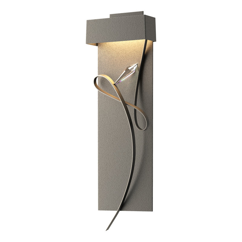 Rhapsody 1-Light LED Flush Mounted Sconce, Natural Iron, Natural Iron