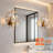4-Light Modern Gold Ginkgo Biloba Wall Sconce