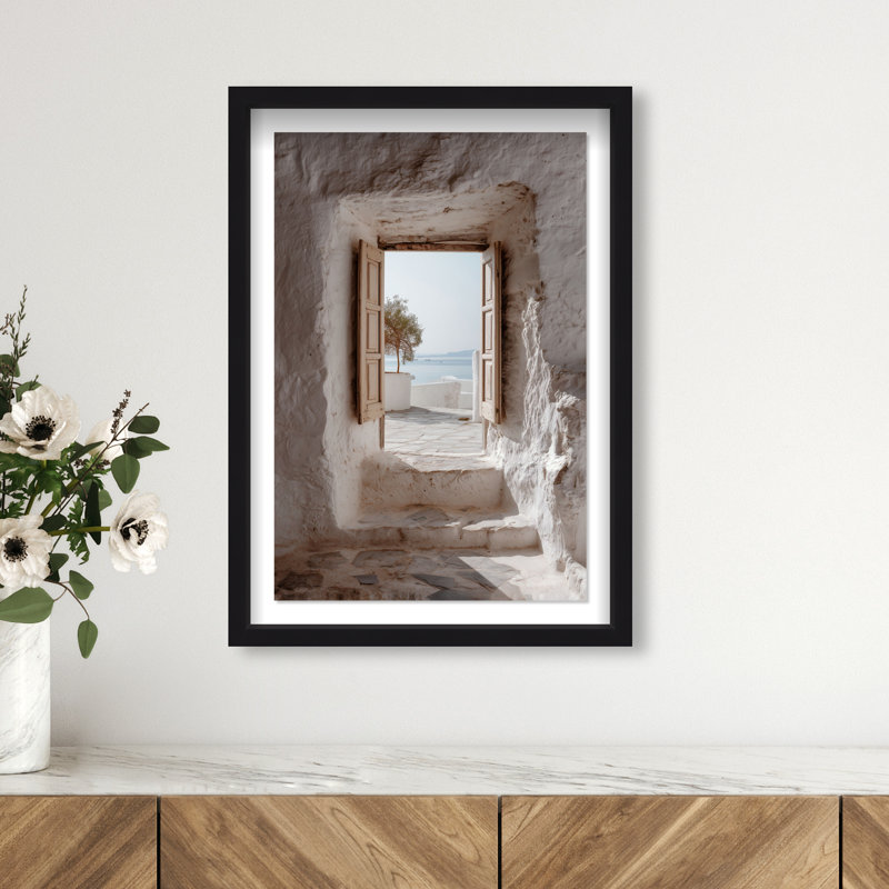 Mortar Meditation Print by Oliver Gal, 37.5"H x 25.5"W, Black Shadowbox