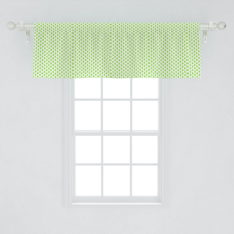 Floral Tailored Window Valance