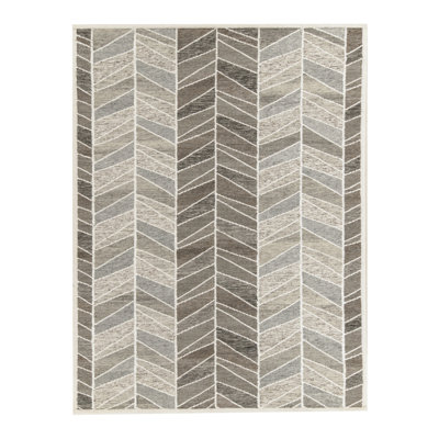 Scandinavian Wool Geometric Area Rug
