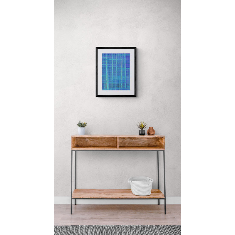 Blue Box 1 Print by Drew Gaffney, 31.25" H x 25.25" W