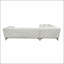 Atronia Beige Fabric Sectional Sofa W/4 Pillows