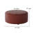Weigand 39" Wide Round Abstract Cocktail Ottoman-1027230471
