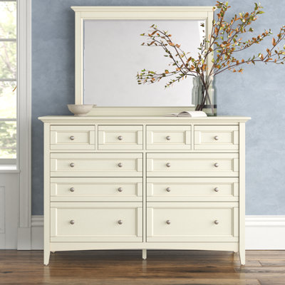 Commode 10 tiroirs avec miroir Hartman