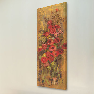 " Floral Frenzy Red III " by Alan Hopfensperger
