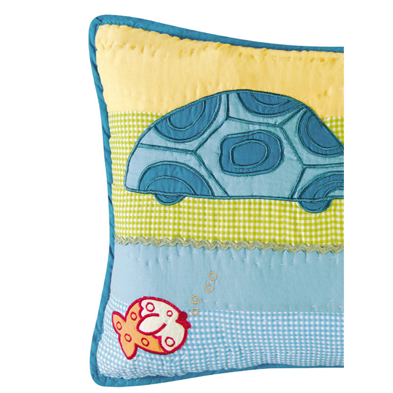 By the Pond Quilted Pillow