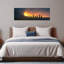 «Dramatic Moai Sunset», art dramatique abstrait de paysage côtier-1569960929