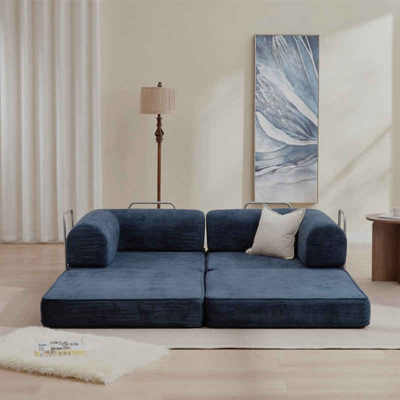 Upholstered Daybed, Dark Blue