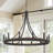 Marconi 12-Light Dimmable Wagon Wheel Chandelier -1213244987