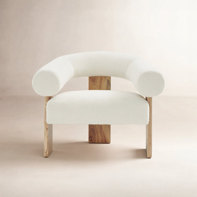 Gomez Upholstered Barrel Chair