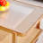 Mittal Sled Glass Top Wood Frame Rattan Coffee Table with Shelf-916769111