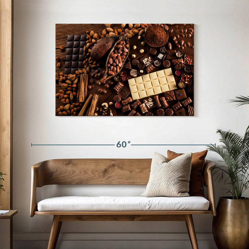 Chocolate Bliss, 30" H x 45" W