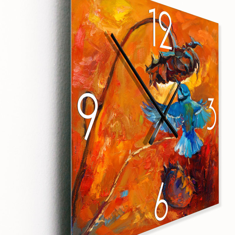 Horloge murale colibri, Très grand