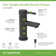 Dia Single Handle Bathroom Faucet with Push Pop Drain
