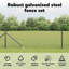 Vidaxl Fence With Posts Steel-116798068-116798052
