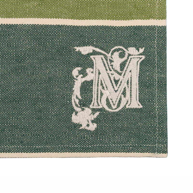 SZEPVIZ STRIPE Monogrammed Placemat Set